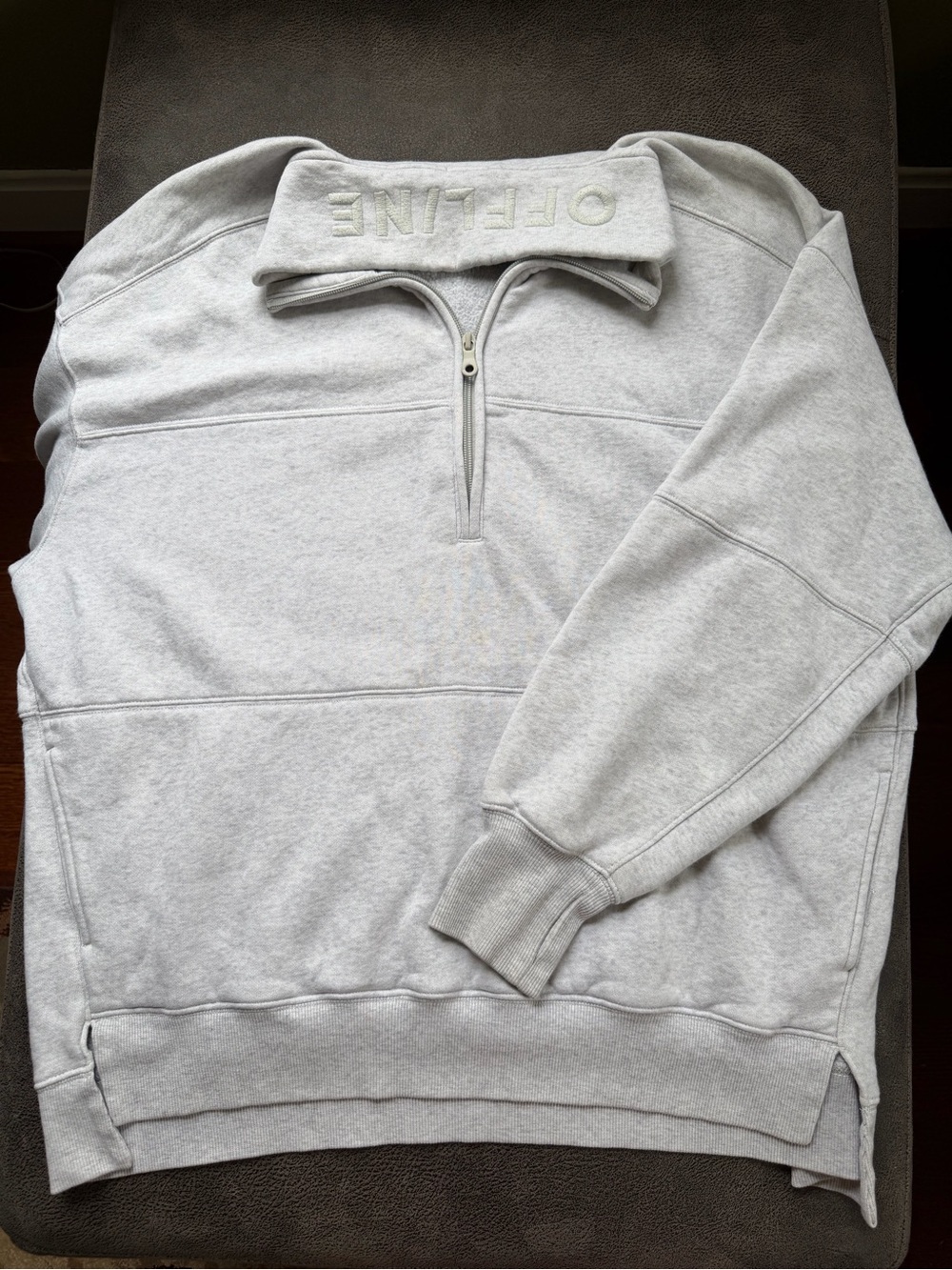 OFFLINE by Aerie Cloud Fleece Quarter Zip Sweatshirt